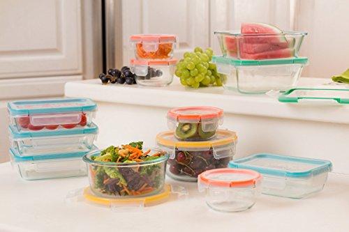 Snapware 1122515 Glass Food Storage Set, 24-Piece, Clear