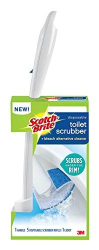 Scotch-Brite Disposable Toilet Scrubber for Scotch-Brite Toilet Scrubber Cleaning System, 10-Disposable Scrubber Refills