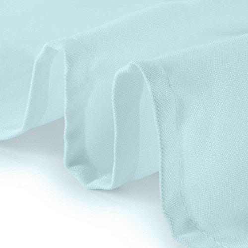 Lann's Linens - 1 Dozen 20" Oversized Cloth Dinner Table Napkins - Machine Washable Restaurant/Wedding/Hotel Quality Polyester Fabric - White