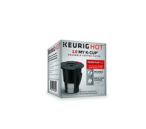 Keurig 2.0 My K-Cup Reusable Ground Coffee Filter, Compatible with All  2.0 Keurig K-Cup Pod Coffee Makers