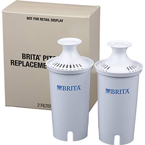 Brita Standard Water Filter, Standard Replacement Filters for Pitchers and Dispensers, BPA Free - 6 Count