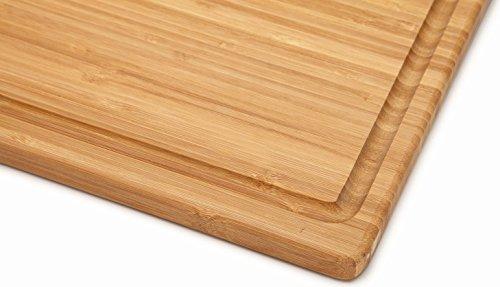 Extra Large Bamboo Cutting Board (17 by 12 inch) - Utopia Kitchen