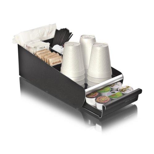 Mind Reader Coffee Pod Storage Drawer for K-Cups, Verismo, Dolce Gusto, Holds 30 K-Cups, 35 CBTL, Verismo, Dolce Gusto, Black