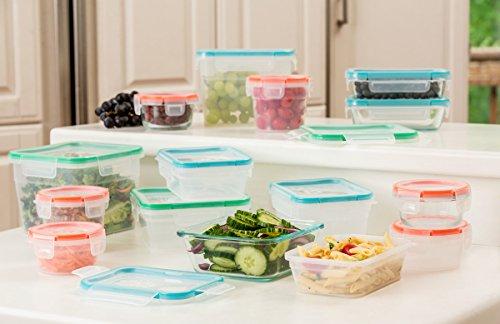 Snapware 1122515 Glass Food Storage Set, 24-Piece, Clear