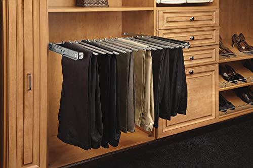 Rev-A-Shelf - PSC-3014CR - 30 in. Chrome Pull-Out Pants Rack with Full-Extension Slides