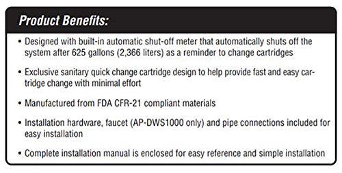3M Aqua-Pure Under Sink Replacement Water Filter – Model AP-DW80/90