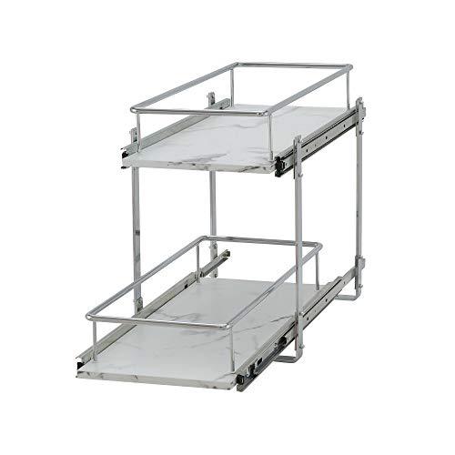 Household Essentials Glidez Narrow Sliding Organizer, 7", Chrome