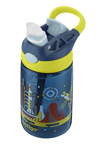 Contigo AUTOSPOUT Straw Gizmo Flip Kids Water Bottle, 14 oz, Sprinkles with Owl Parliament (2004943)