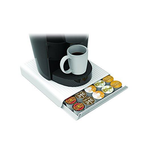 Mind Reader Coffee Pod Storage Drawer for K-Cups, Verismo, Dolce Gusto, Holds 30 K-Cups, 35 CBTL, Verismo, Dolce Gusto, Black