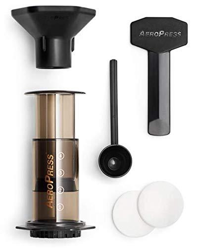 AeroPress Coffee and Espresso Maker - Quickly Makes Delicious Coffee without Bitterness - 1 to 3 Cups Per Pressing
