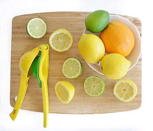 Top Rated Zulay Premium Quality Metal Lemon Lime Squeezer - Manual Citrus Press Juicer