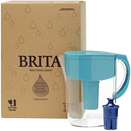 Brita Large 10 Cup Water Filter Pitcher with 1 Standard Filter, BPA Free – Everyday, White
