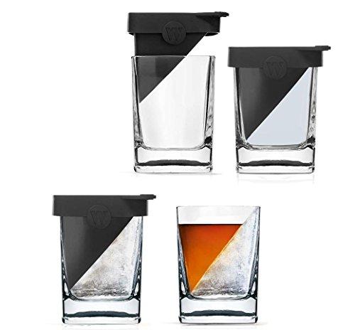 Corkcicle Whiskey Wedge - (Double Old Fashioned Glass + Silicone Ice Form)