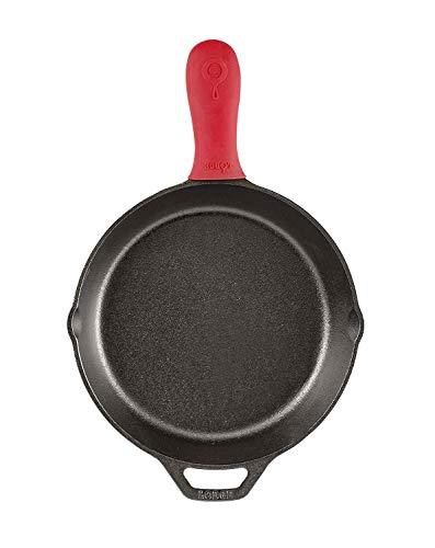 Lodge 10.5 Inch Cast Iron Griddle. Pre-seasoned Round Cast Iron Pan Perfect for Pancakes, Pizzas, and Quesadillas.