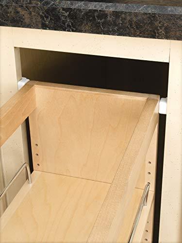 Rev-A-Shelf - 448-BCBBSC-5C - 5 in. Pull-Out Wood Base Cabinet Organizer with Ball-Bearing Soft-Close Slides