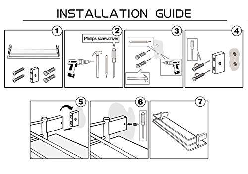 Alise Towel Rack Bathroom Folding Shelf with Swing Towel Bar and 5 Hooks Heavy Duty Wall Mount,SUS304 Stainless Steel Matte Black