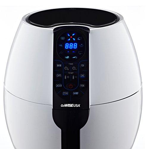 GoWISE USA 3.7-Quart Programmable Air Fryer with 8 Cook Presets, GW22638