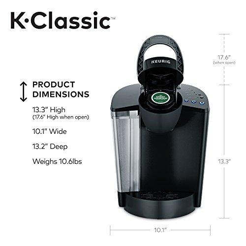 Keurig K-Classic Coffee Maker K-Cup Pod, Single Serve, Programmable, Black ( Packaging May Vary )
