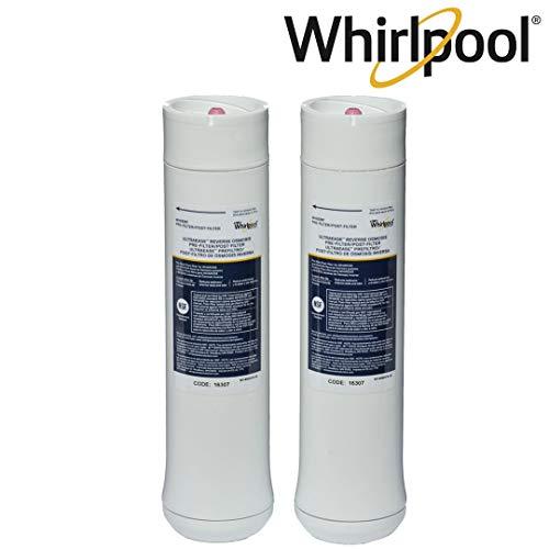 Whirlpool WHEERF Reverse Osmosis Replacement Pre/Post Water Filters (Fits Systems WHAROS5, WHAPSRO & WHER25)