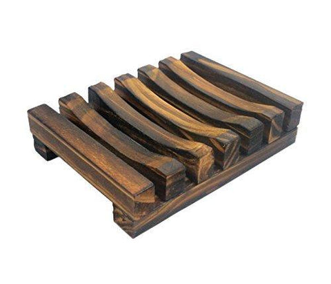 Onwon Hawaii Style Bathroom Accessories Handmade Natural Wood Soap Dish Wooden Soap Holder