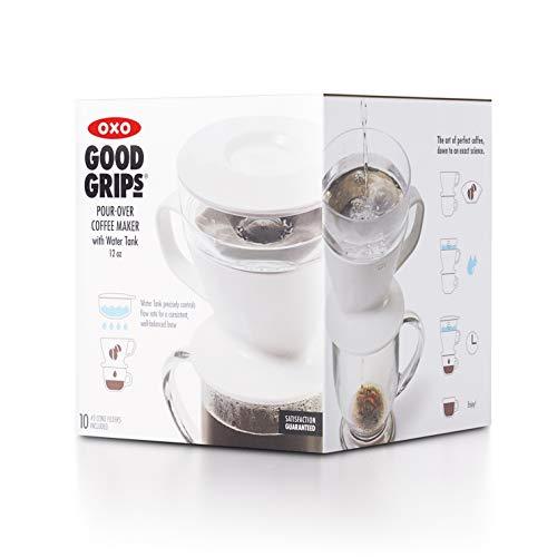 OXO BREW Single Serve Pour Over Coffee Dripper with Auto-Drip Water Tank