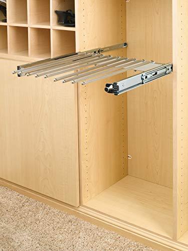 Rev-A-Shelf - PSC-3014CR - 30 in. Chrome Pull-Out Pants Rack with Full-Extension Slides