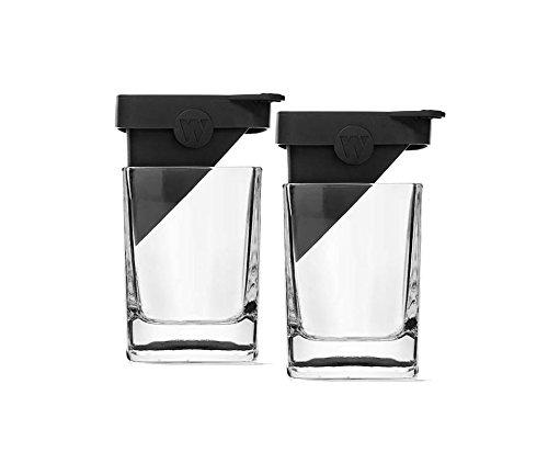 Corkcicle Whiskey Wedge - (Double Old Fashioned Glass + Silicone Ice Form)