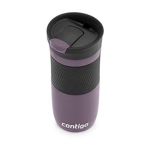 Contigo Stainless Steel Travel Mug | Vacuum-Insulated Coffee Mug | SNAPSEAL Byron Travel Mug, 24oz, Matte Black