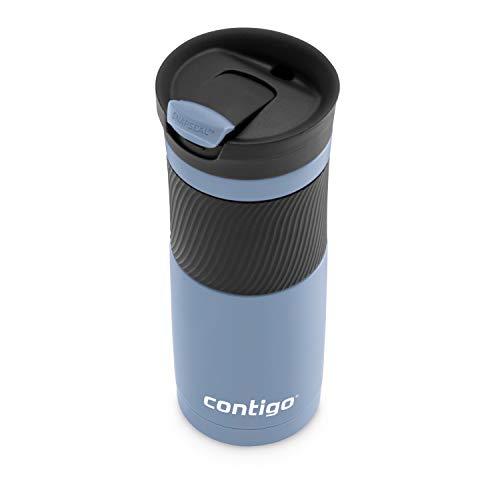 Contigo Stainless Steel Travel Mug | Vacuum-Insulated Coffee Mug | SNAPSEAL Byron Travel Mug, 24oz, Matte Black