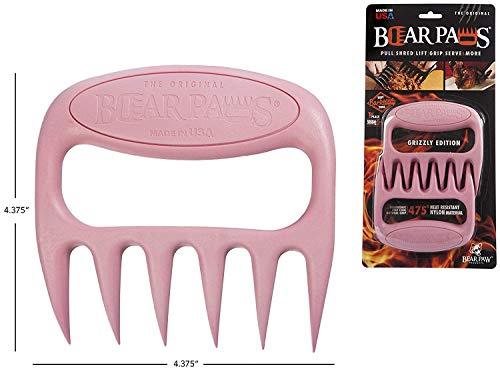 The Original Bear Paws Shredder Claws - Easily Lift, Handle, Shred, and Cut Meats - Essential for BBQ Pros - Ultra-Sharp Blades and Heat Resistant Nylon