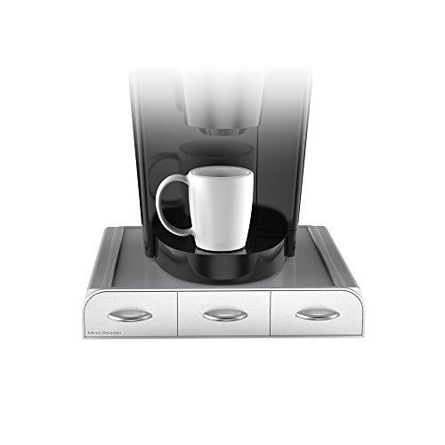 Mind Reader 'Anchor' Triple Drawer K-Cup Dolce Gusto, CBTL, Verismo Single Serve Coffee Pod Holder, Black