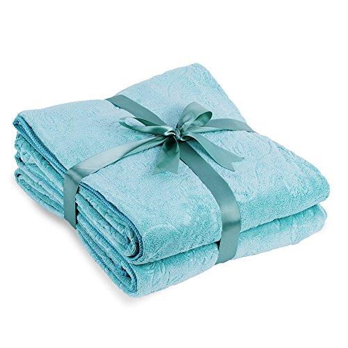 JML Microfiber Bath Towels, Bath Towel 2 Pack(30" x 60"), Oversized, Soft, Super Absorbent and Fast Drying, No Fading Multipurpose Use for Sports, Travel, Fitness, Yoga - Grey