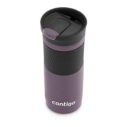 Contigo Stainless Steel Travel Mug | Vacuum-Insulated Coffee Mug | SNAPSEAL Byron Travel Mug, 24oz, Matte Black