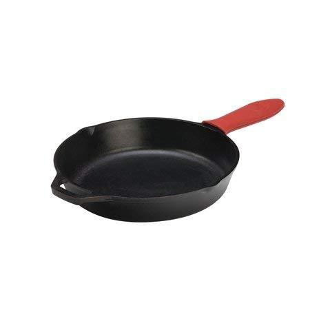 Lodge Cast Iron Skillet, Pre-Seasoned and Ready for Stove Top or Oven Use, 10.25", Black