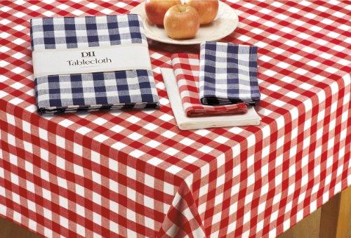 DII Cotton Buffalo Check Table Runner for Family Dinners or Gatherings, Indoor or Outdoor Parties, & Everyday Use (14x72",  Seats 4-6 People), Black & White