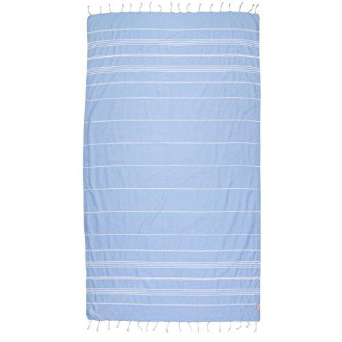 Turkish Bath and Beach Towel Set of 4 Variety Colors Classic Peshtemal 100% Cotton Oversized 39 X 70 Stylish Bath Beach Spa and Pool Towels