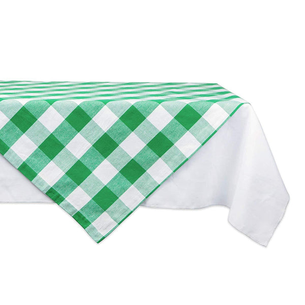 DII Cotton Buffalo Check Table Runner for Family Dinners or Gatherings, Indoor or Outdoor Parties, & Everyday Use (14x72",  Seats 4-6 People), Black & White