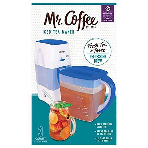 Mr. Coffee 3-Quart Iced Tea and Iced Coffee Maker, Black