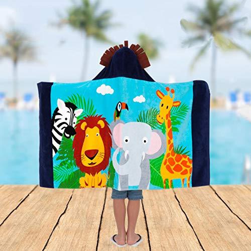 Yayme! Girls Unicorn Hooded Beach Towel | Cotton Robe Perfect for The Swimming Pool for Kids and Toddlers | Fun Girl Accessories Toddler Towels with a Hood or Bathrobe | Poncho with Hood