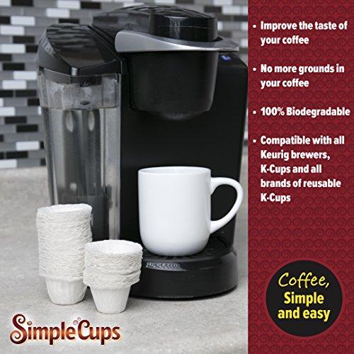 Disposable Filters for Use in Keurig Brewers- 600 Single Serve Replacement Filters for Regular and Reusable K Cups by SIMPLECUPS