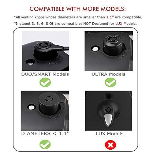 Cupboards/Cabinets Savior, Original Steam Release Accessory for Instant Pot or Pressure Cooker - 360° Rotating Design to Adjust Direction Freely (LUX Models Available)