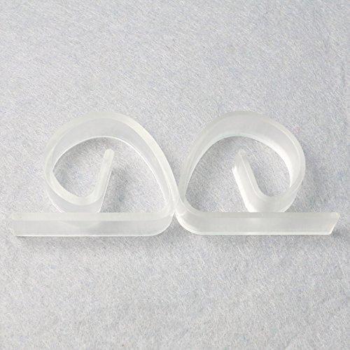 Ogrmar 24 Pack Clear Plastic Tablecloth Clips Table Cover Holder Party (24 Pack)