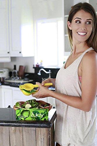 Top Rated Zulay Premium Quality Metal Lemon Lime Squeezer - Manual Citrus Press Juicer