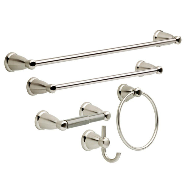 Franklin Brass Kinla 5-Piece Bath Hardware Towel Bar Accessory Set, Oil Rubbed Bronze