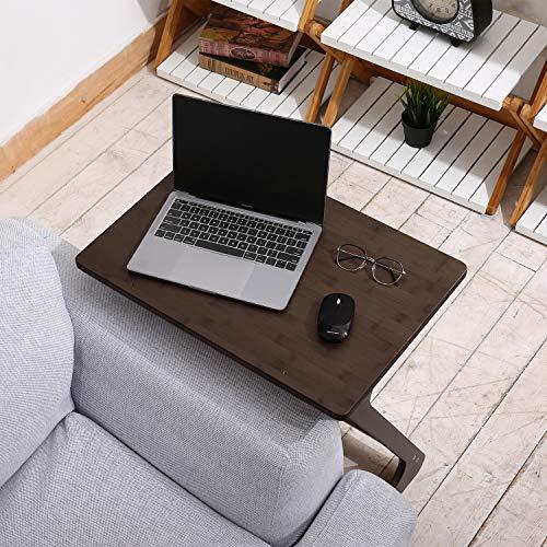 Sofa Table TV Tray NNEWVANTE End Table Laptop Desk Side Table Snack Tray for Bedside