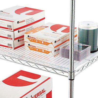 Alera ALESW59SL4818 Shelf Liners for Wire Shelving, Clear Plastic, 48w x 18d (Pack of 4)