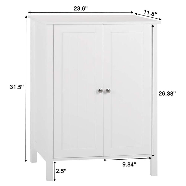 xiaoshulin Double Doors Bathroom Cabinet Large-Capacity Waterproof and Moisture-Proof Bathroom Storage Cabinet by Candora