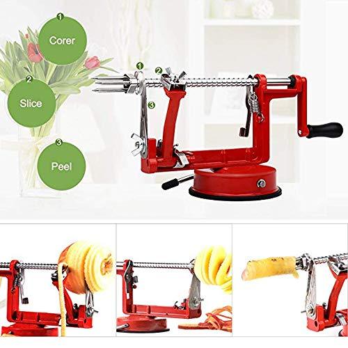 Apple Peeler, Stainless Steel Apple Corer Slicer Peeler