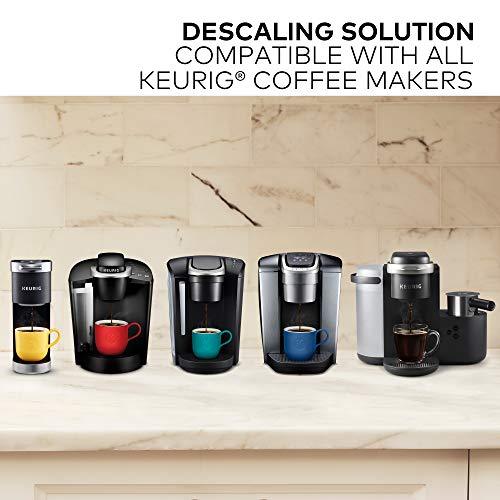 Keurig Descaling Solution For All Keurig 2.0 and 1.0 K-Cup Pod Coffee Makers -  Packaging May Vary