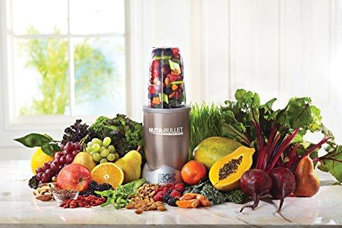 NutriBullet Pro - 13-Piece High-Speed Blender/Mixer System with Hardcover Recipe Book Included (900 Watts)